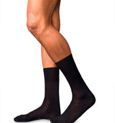 No. 6 Finest Merino Silk Socks | Black 14451-3000F